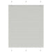 Plissé rolgordijn 105x100 cm stofbreedte 104,4 cm polyester