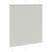 Plissé rolgordijn 115x150 cm stofbreedte 114,4 cm polyester