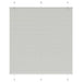 Plissé rolgordijn 120x150 cm stofbreedte 119,4 cm polyester