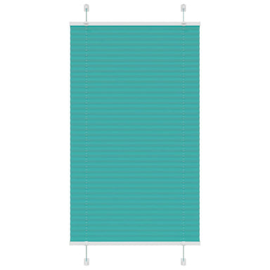 Plissé rolgordijn 70x100 cm stofbreedte 69,4 cm petrol groen
