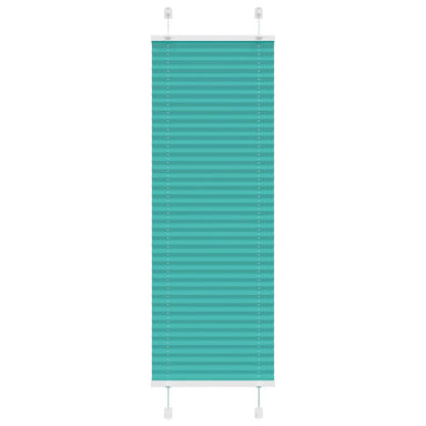 Plissé rolgordijn 40x150 cm stofbreedte 39,4 cm petrol groen