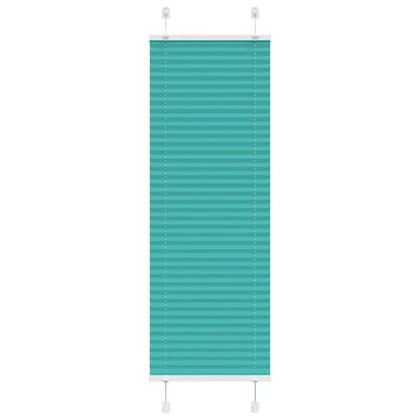 Plissé rolgordijn 45x150 cm stofbreedte 44,4 cm petrol groen