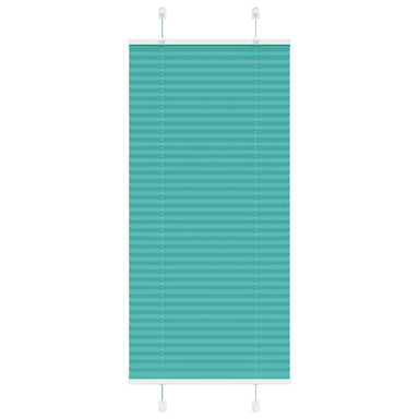 Plissé rolgordijn 60x150 cm stofbreedte 59,4 cm petrol groen