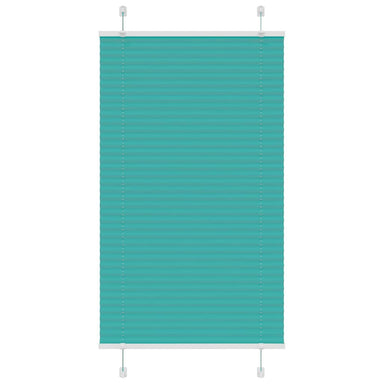 Plissé rolgordijn 75x150 cm stofbreedte 74,4 cm petrol groen