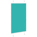 Plissé rolgordijn 75x150 cm stofbreedte 74,4 cm petrol groen
