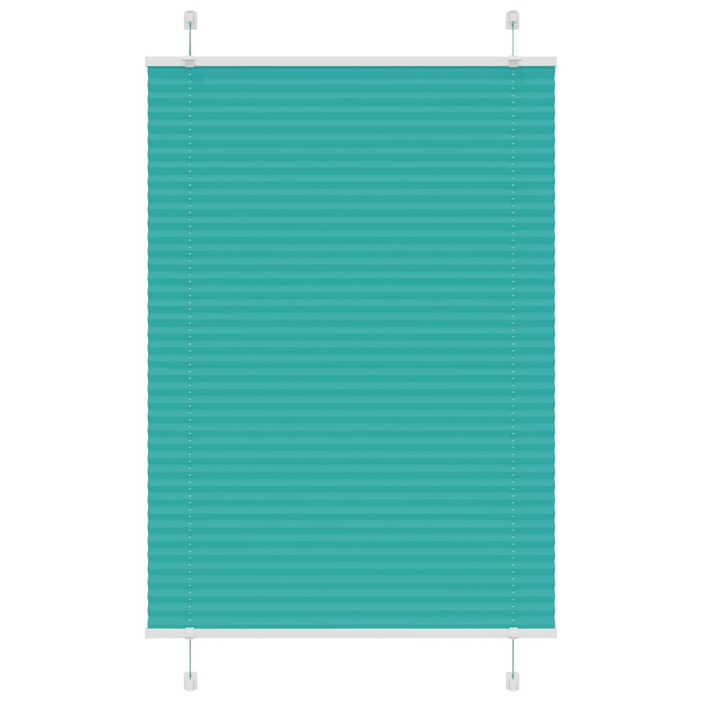 Plissé rolgordijn 85x150 cm stofbreedte 84,4 cm petrol groen