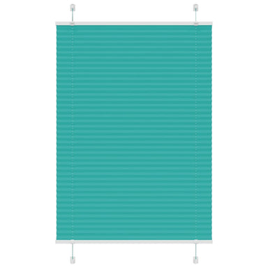 Plissé rolgordijn 90x150 cm stofbreedte 89,4 cm petrol groen