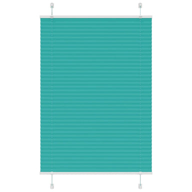 Plissé rolgordijn 95x150 cm stofbreedte 94,4 cm petrol groen