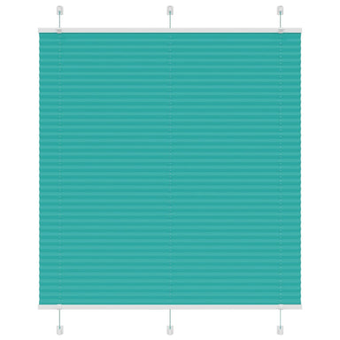 Plissé rolgordijn 115x150cm stofbreedte 114,4cm petrol groen