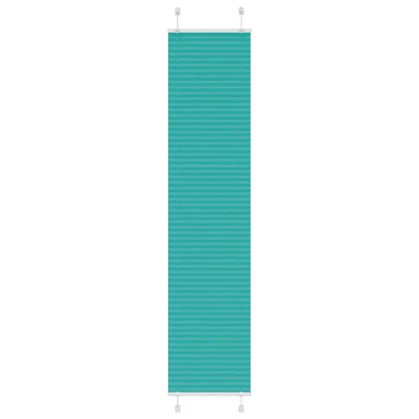 Plissé rolgordijn 40x200 cm stofbreedte 39,4 cm petrol groen
