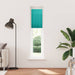 Plissé rolgordijn 45x200 cm stofbreedte 44,4 cm petrol groen