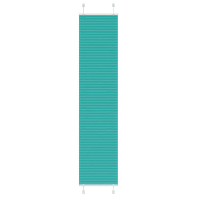 Plissé rolgordijn 50x200 cm stofbreedte 49,4 cm petrol groen