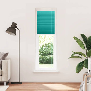 Plissé rolgordijn 60x200 cm stofbreedte 59,4 cm petrol groen