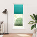 Plissé rolgordijn 70x200 cm stofbreedte 69,4 cm petrol groen