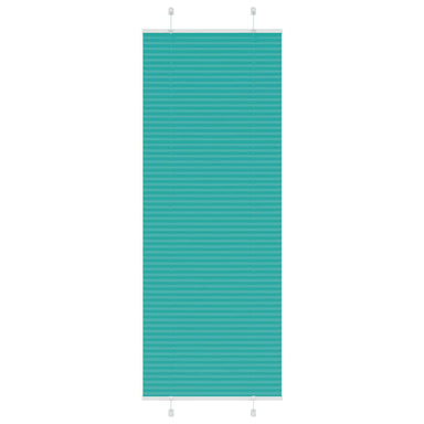 Plissé rolgordijn 80x200 cm stofbreedte 79,4 cm petrol groen