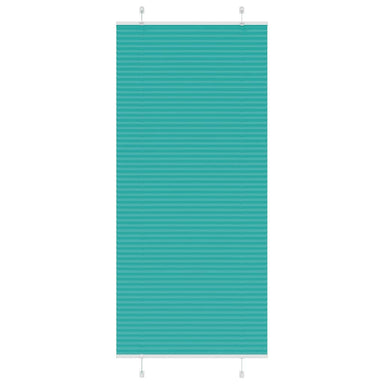 Plissé rolgordijn 100x200 cm stofbreedte 99,4cm petrol groen