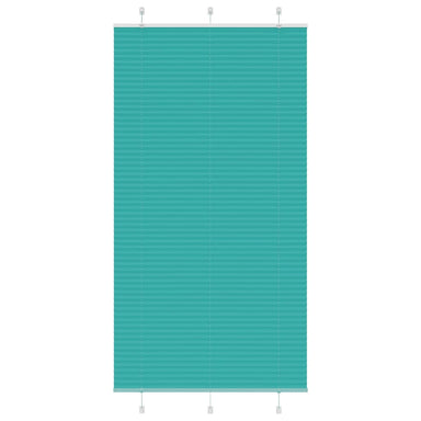 Plissé rolgordijn 105x200cm stofbreedte 104,4cm petrol groen