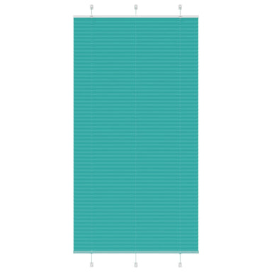 Plissé rolgordijn 110x200cm stofbreedte 109,4cm petrol groen