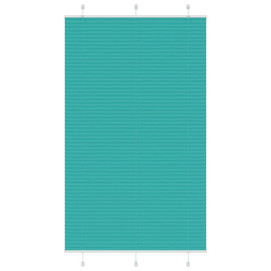 Plissé rolgordijn 115x200cm stofbreedte 114,4cm petrol groen