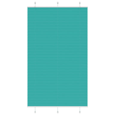 Plissé rolgordijn 120x200cm stofbreedte 119,4cm petrol groen