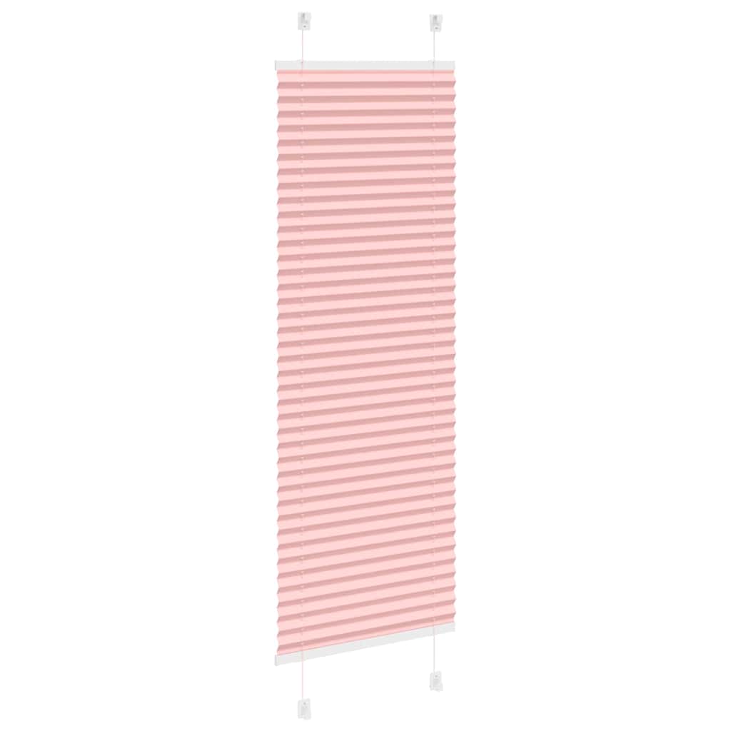 Plissé rolgordijn 40x100 cm stofbreedte 39,4 cm polyester roze