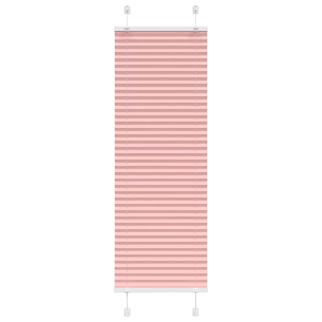 Plissé rolgordijn 45x100 cm stofbreedte 44,4 cm polyester roze