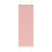 Plissé rolgordijn 50x100 cm stofbreedte 49,4 cm polyester roze