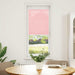 Plissé rolgordijn 50x100 cm stofbreedte 49,4 cm polyester roze