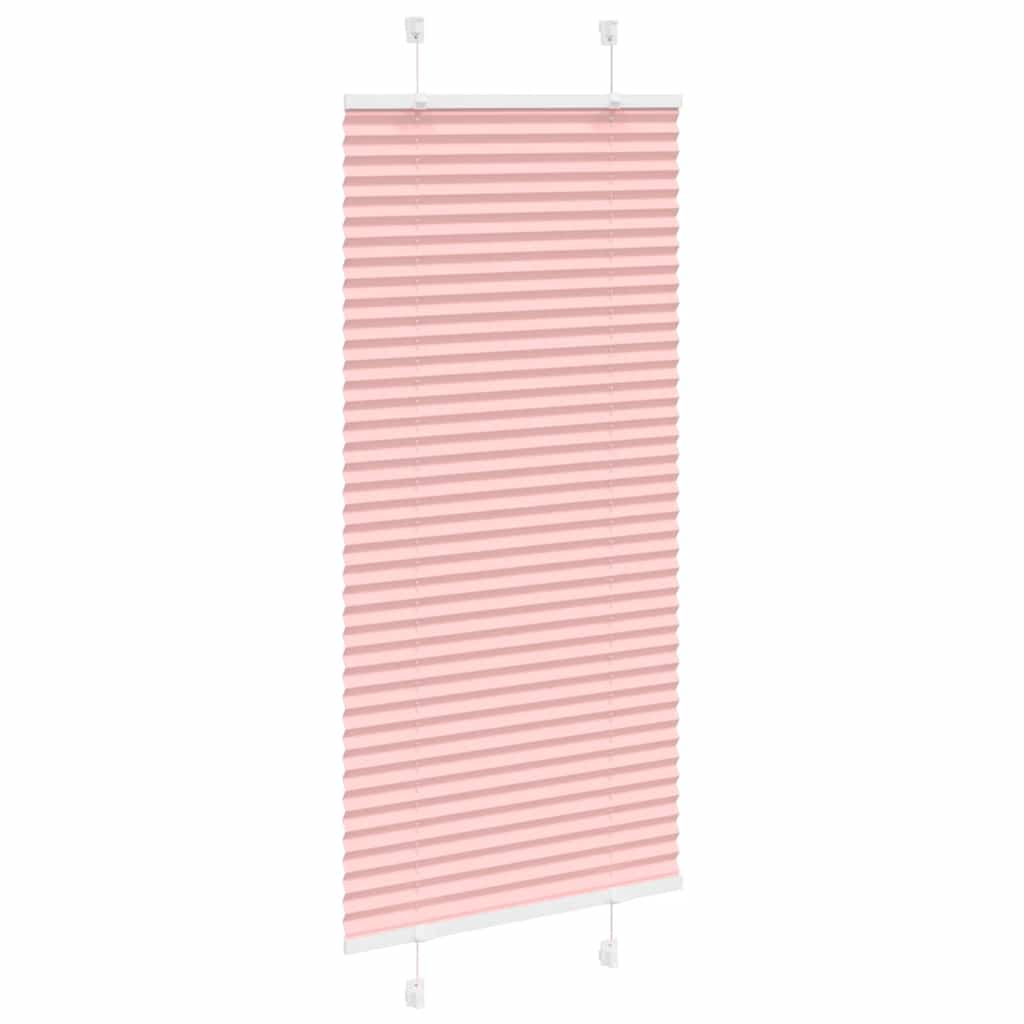 Plissé rolgordijn 60x100 cm stofbreedte 59,4 cm polyester roze
