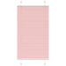 Plissé rolgordijn 75x100 cm stofbreedte 74,4 cm polyester roze