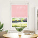Plissé rolgordijn 75x100 cm stofbreedte 74,4 cm polyester roze
