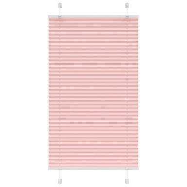 Plissé rolgordijn 80x100 cm stofbreedte 79,4 cm polyester roze