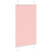 Plissé rolgordijn 80x100 cm stofbreedte 79,4 cm polyester roze