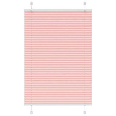 Plissé rolgordijn 85x100 cm stofbreedte 84,4 cm polyester roze
