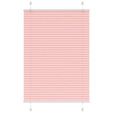 Plissé rolgordijn 90x100 cm stofbreedte 89,4 cm polyester roze