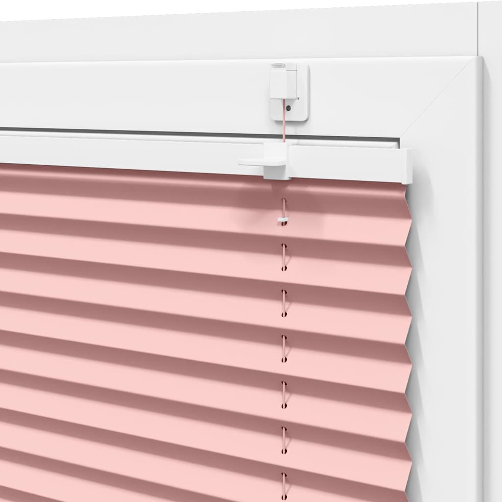 Plissé rolgordijn 95x100 cm stofbreedte 94,4 cm polyester roze