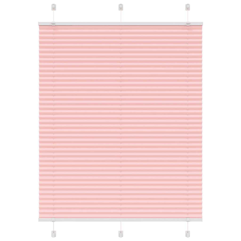 Plissé rolgordijn 110x100cm stofbreedte 109,4cm polyester roze