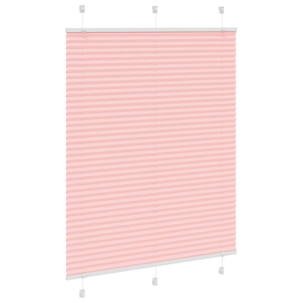 Plissé rolgordijn 110x100cm stofbreedte 109,4cm polyester roze