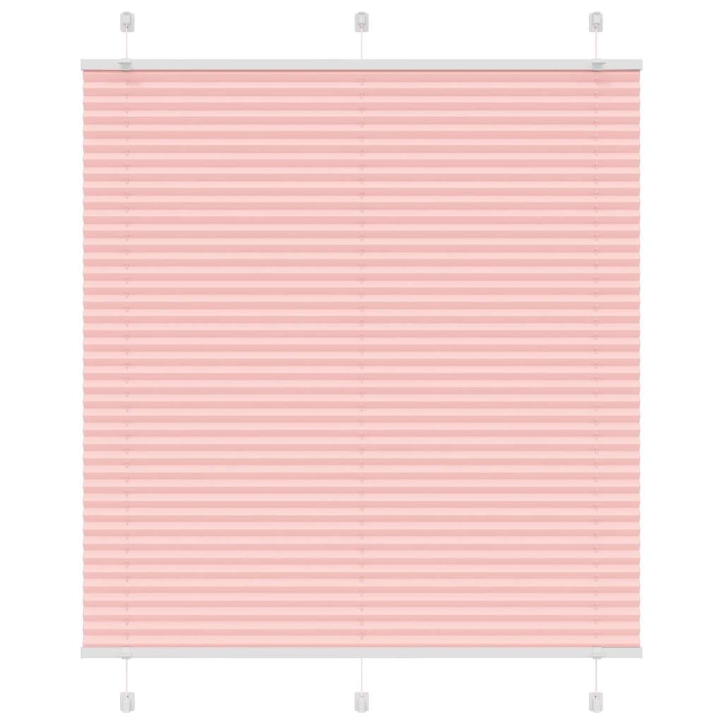 Plissé rolgordijn 115x100cm stofbreedte 114,4cm polyester roze