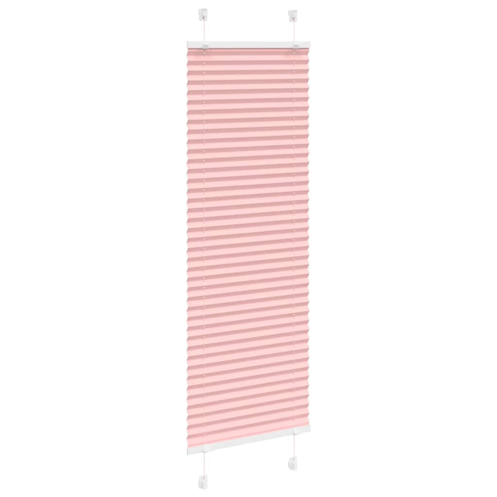 Plissé rolgordijn 40x150 cm stofbreedte 39,4 cm polyester roze