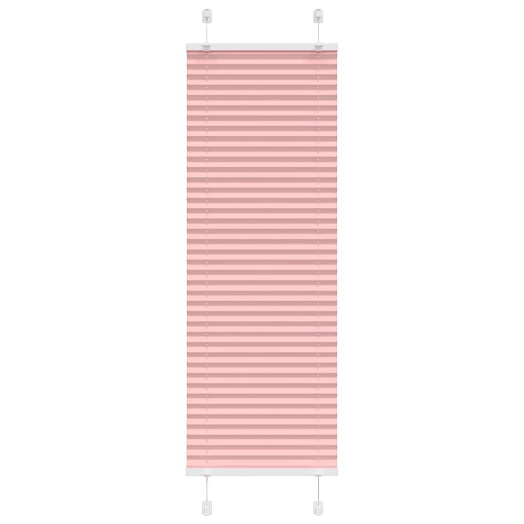 Plissé rolgordijn 45x150 cm stofbreedte 44,4 cm polyester roze