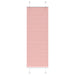 Plissé rolgordijn 45x150 cm stofbreedte 44,4 cm polyester roze