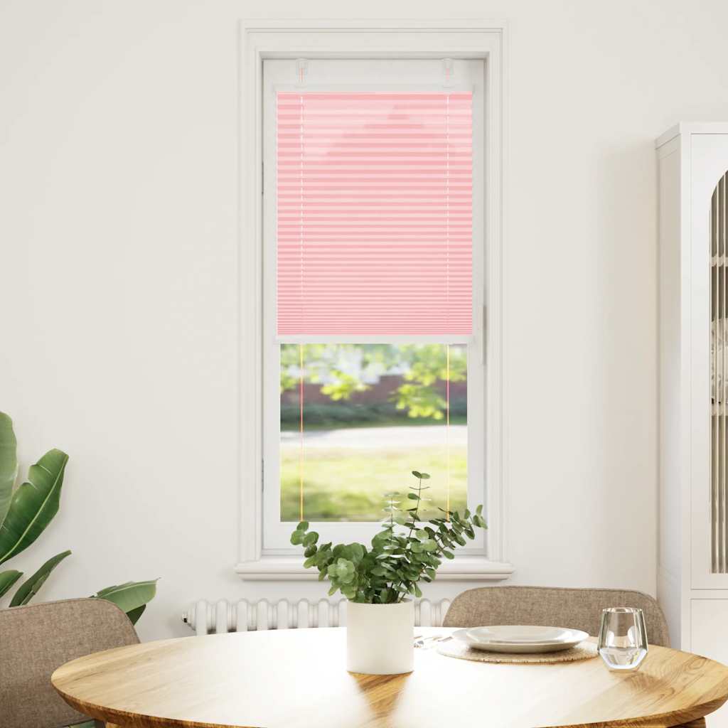 Plissé rolgordijn 45x150 cm stofbreedte 44,4 cm polyester roze