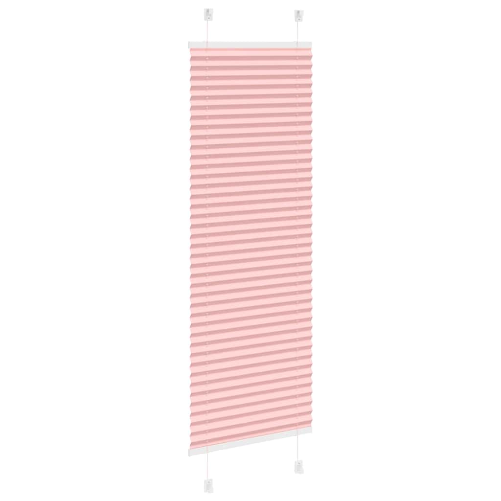 Plissé rolgordijn 45x150 cm stofbreedte 44,4 cm polyester roze