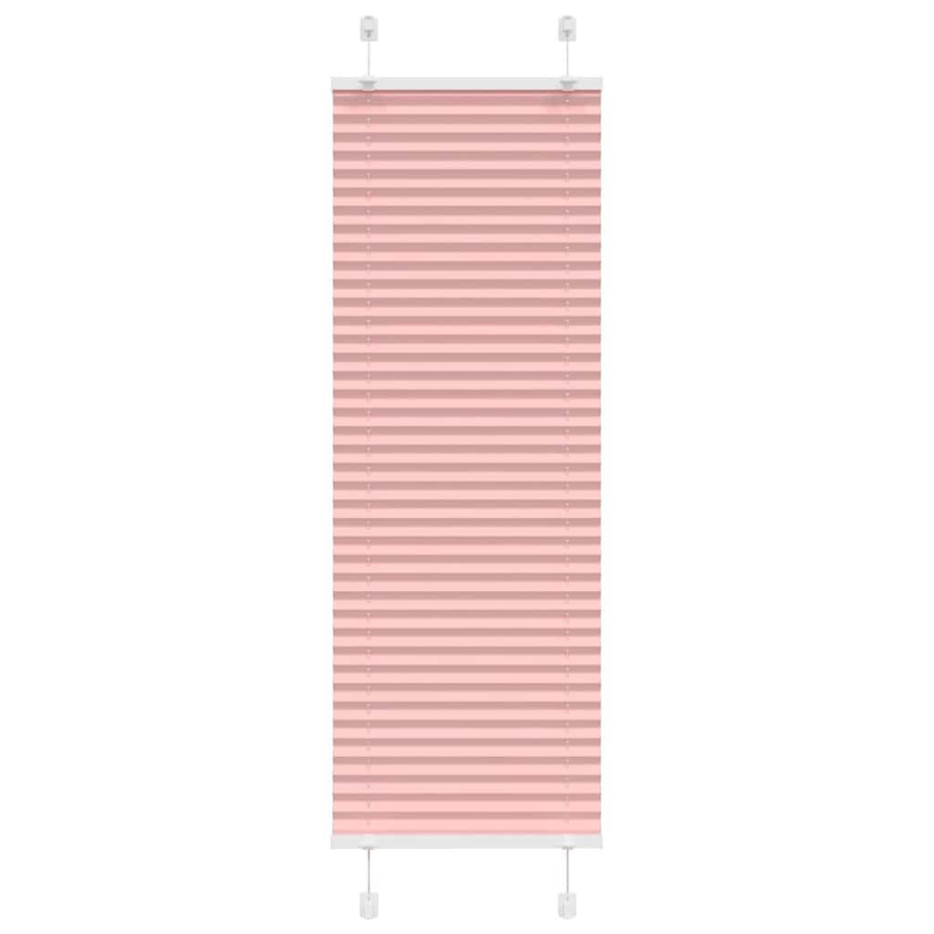 Plissé rolgordijn 50x150 cm stofbreedte 49,4 cm polyester roze