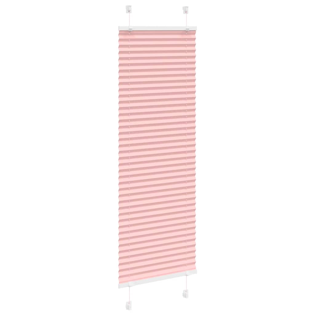 Plissé rolgordijn 50x150 cm stofbreedte 49,4 cm polyester roze