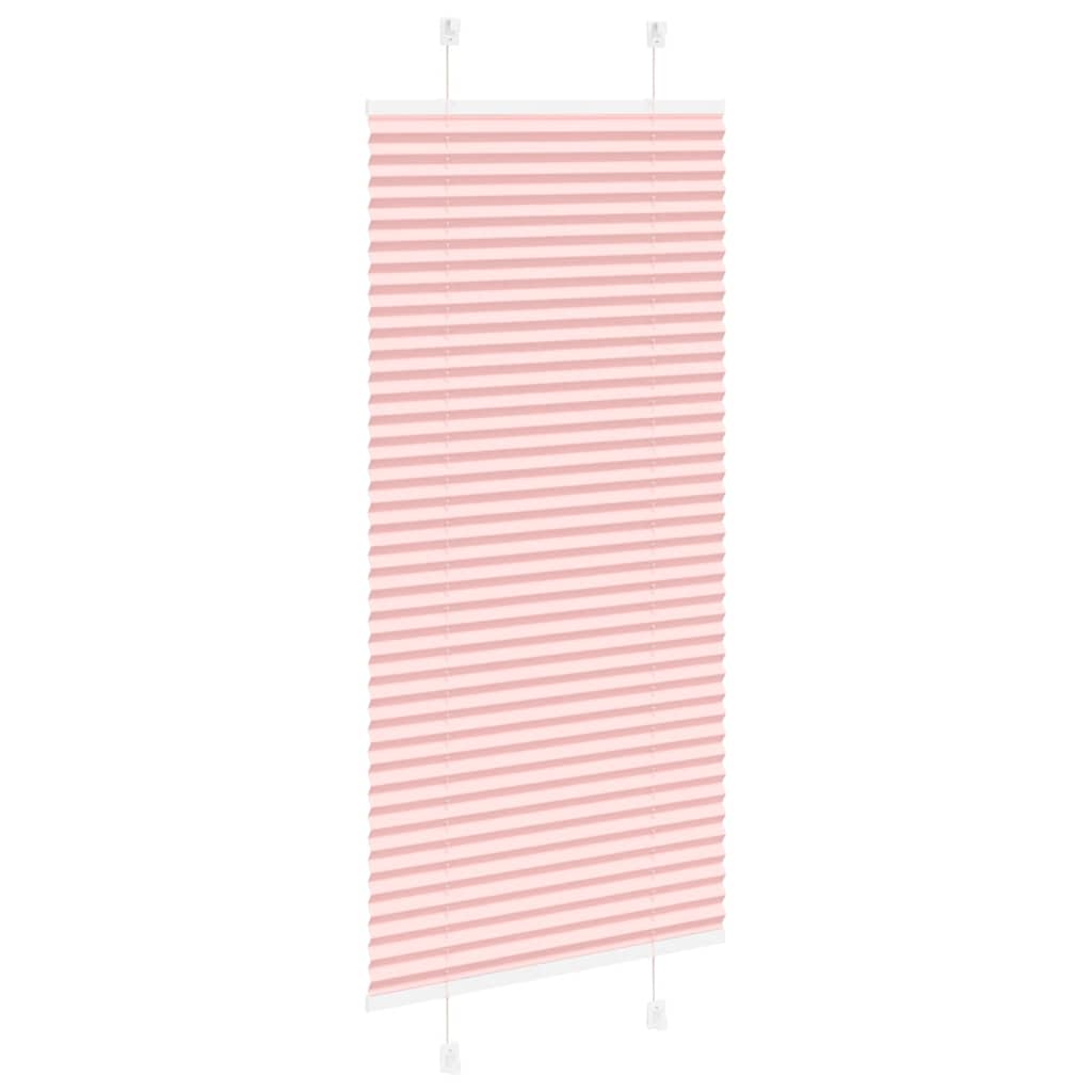 Plissé rolgordijn 60x150 cm stofbreedte 59,4 cm polyester roze