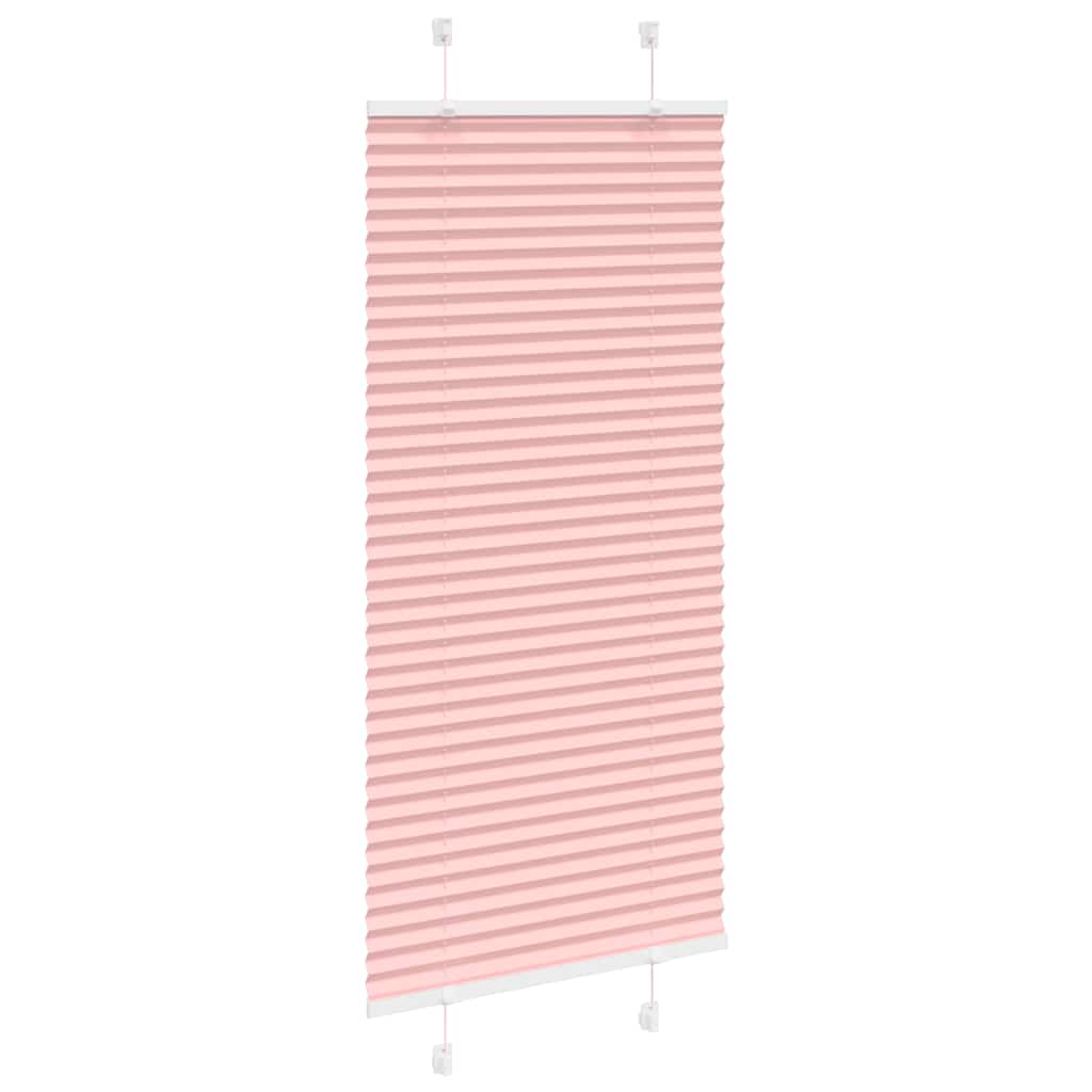 Plissé rolgordijn 65x150 cm stofbreedte 64,4 cm polyester roze