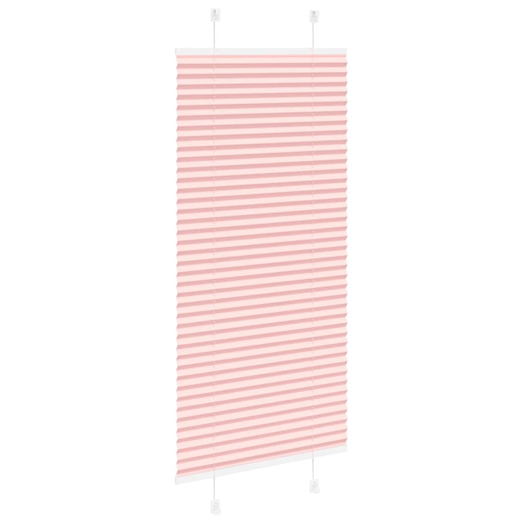 Plissé rolgordijn 65x150 cm stofbreedte 64,4 cm polyester roze