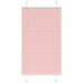 Plissé rolgordijn 70x150 cm stofbreedte 69,4 cm polyester roze